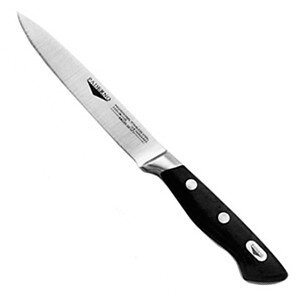 Нож для чистки овощей;сталь,пластик;,L=10,B=2см;черный,металлич. COM- 4071723