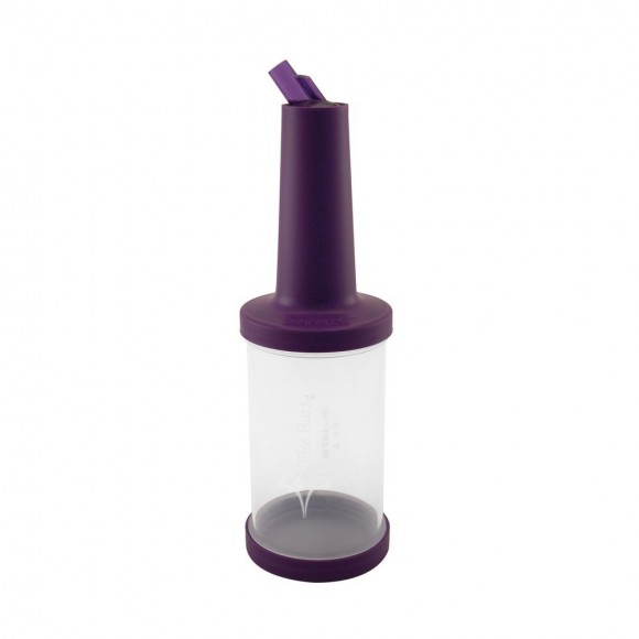 Емкость для сока 1 л с лейкой фиолетовая пластик The Bars, RIC - 81250340