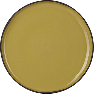 Тарелка «Карактэр» с высоким бортом;керамика;D=21,H=2см;желт. COM- 3014270