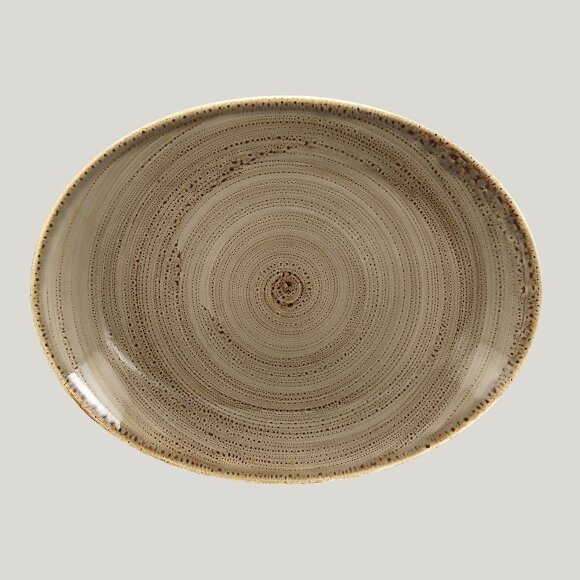 Овальная тарелка RAK Twirl Alga 32 см, RIC - 81220463