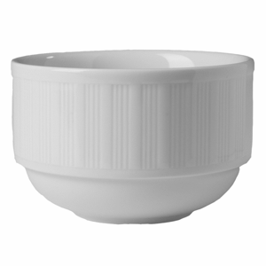 Чашка бульонная «Эвита»;фарфор;280мл;D=95,H=65мм;белый COM- 3120361