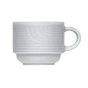 Чашка кофейная «Карат»;фарфор;90мл;D=6,H=5,L=8см;белый COM- 3130554