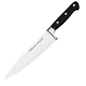 Нож поварской «Проотель»;сталь нерж.,пластик;,L=345/210,B=45мм;черный,металлич. COM- 4071950