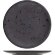 Тарелка плоская «Оникс»;керамика;D=21см;черный COM- 3013276