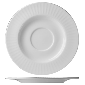 Блюдце «Эвита»;фарфор;D=125,H=15мм;белый COM- 3022047