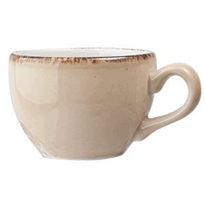 Чашка кофейная «Террамеса Вит»;фарфор;85мл;D=65,H=50,L=85мм;бежев. COM- 3130438