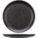 Тарелка плоская «Оникс» с бортом;керамика;D=27см;черный COM- 3013169