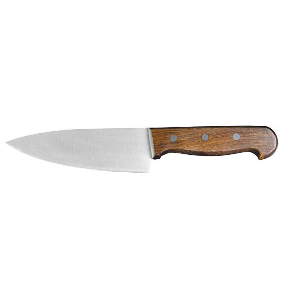 Нож поварской 15 см Wood деревянная ручка , RIC - 99005042