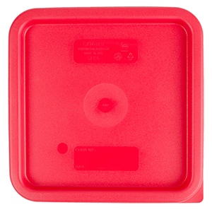 Крышка для контейнера арт.6SFSP, 8SFSP;полиэтилен;,L=21,5,B=21,5см;красный COM- 9100677