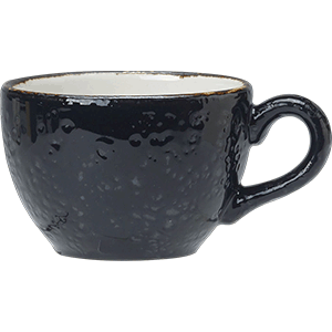 Чашка кофейная «Крафт Лакрица»;фарфор;85мл;D=62,H=43мм;черный COM- 3130744