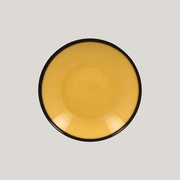 Тарелка-салатник RAK Porcelain LEA Yellow 26 см, высота 5 см, 1,2 л (желтый цвет), RIC - 81223403