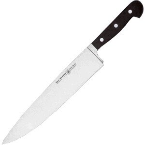 Нож поварской «Глория Люкс»;сталь;,L=395/260,B=45мм;черный,металлич. COM- 4070810